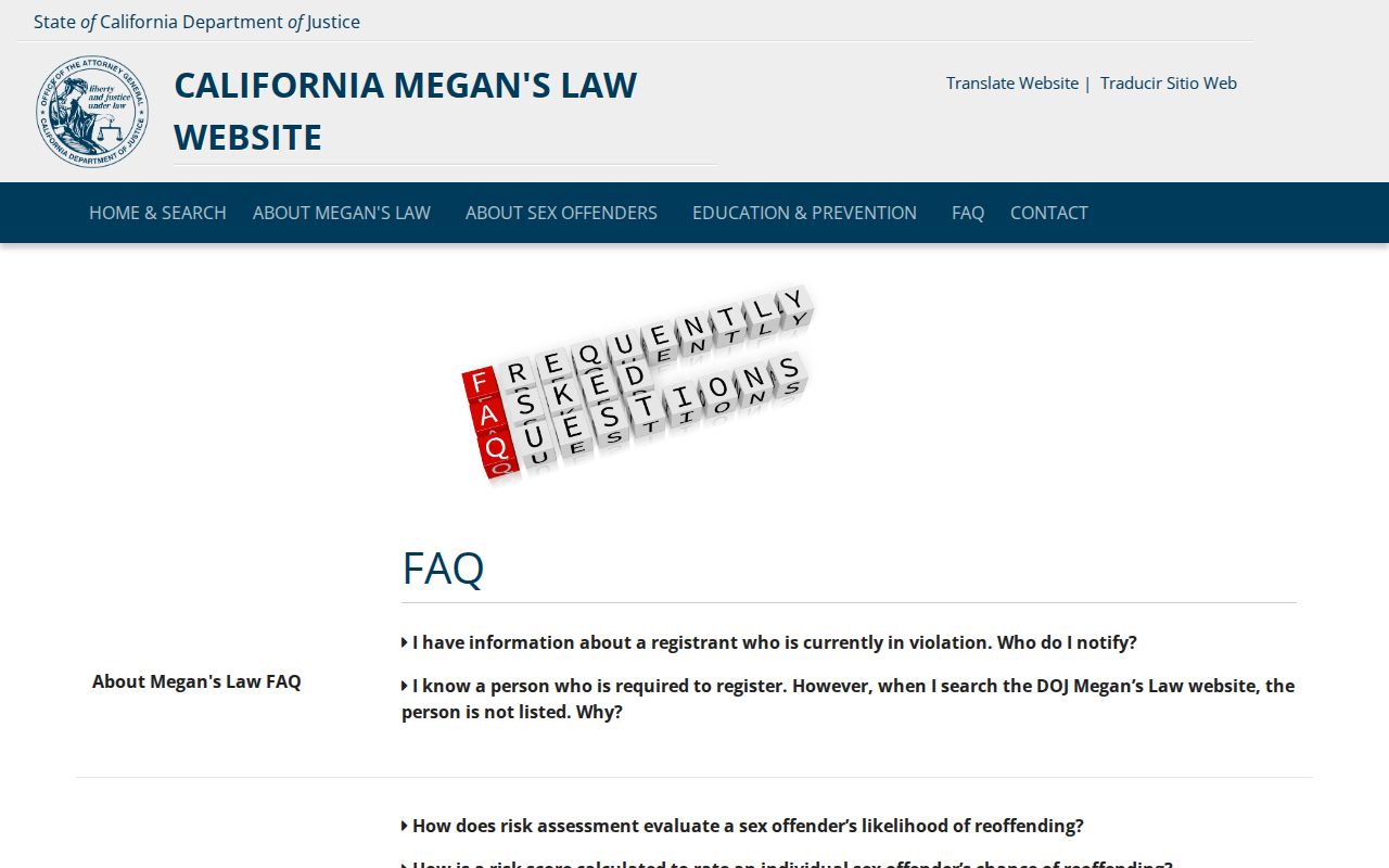 Imperial County sex offender registry public disclosure limits